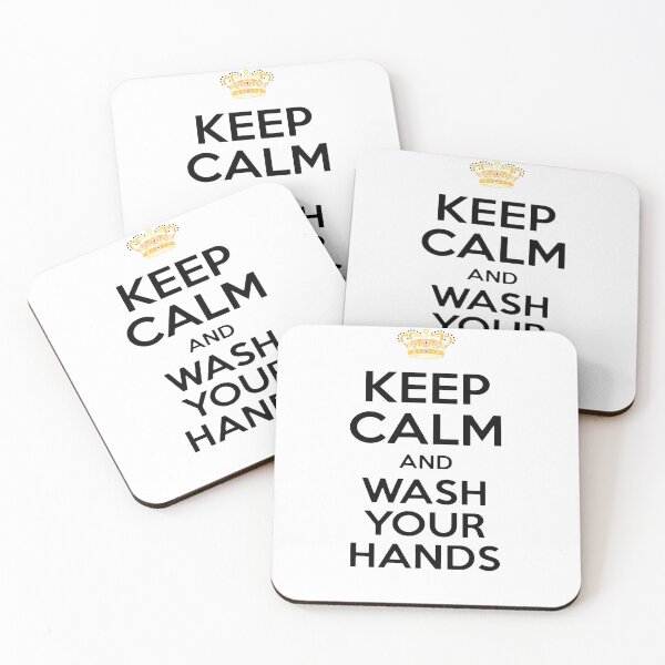 Item preview, Keep Calm And Wash Your Hands - Healthy Practice Influenza Virus Flu designed and sold by urban-design.