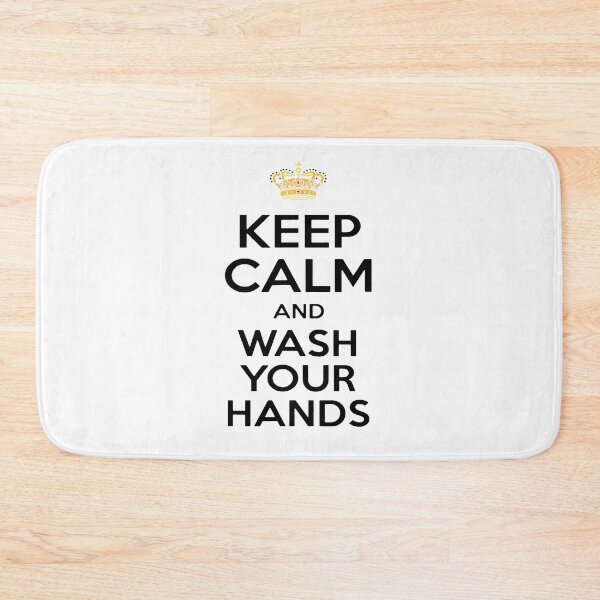 Item preview, Keep Calm And Wash Your Hands - Healthy Practice Influenza Virus Flu designed and sold by urban-design.