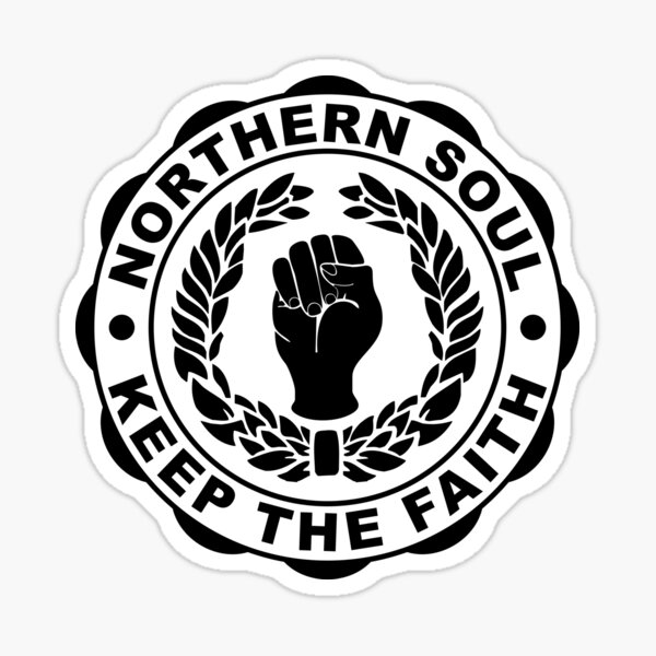 Northern Soul Sticker 150mm H Scooter Van Stickers Mod Soul Wigan KTF Torch 