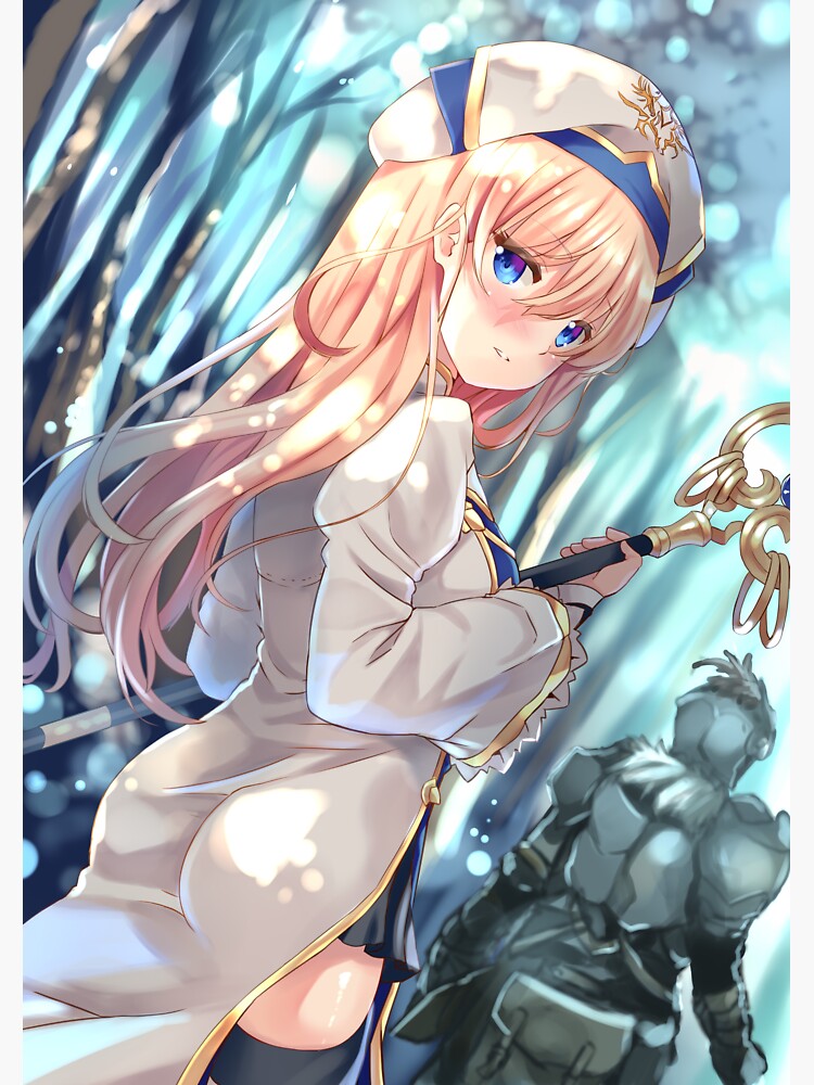 "Goblin Slayer - Priestess" Sticker by XephArt | Redbubble