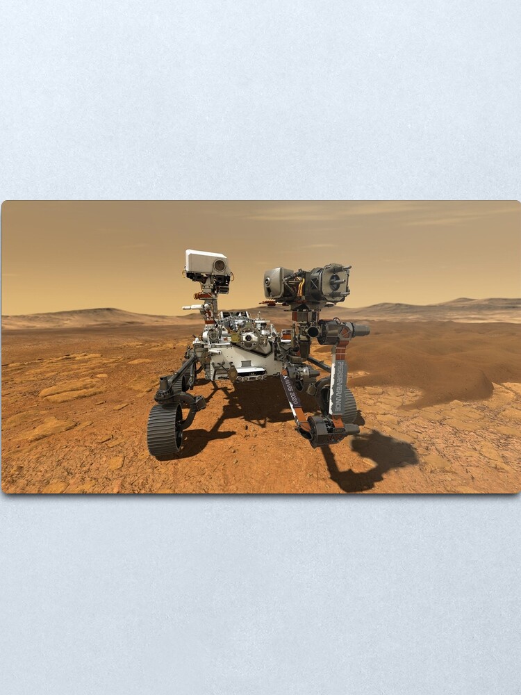 Alternate view of Mars Perseverance Rover - Mars Mission 2020 Metal Print
