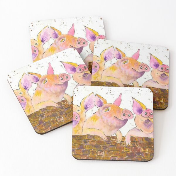 Item preview, Three Piggies chatting over the wall designed and sold by Casimirasart.