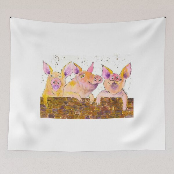 Item preview, Three Piggies chatting over the wall designed and sold by Casimirasart.