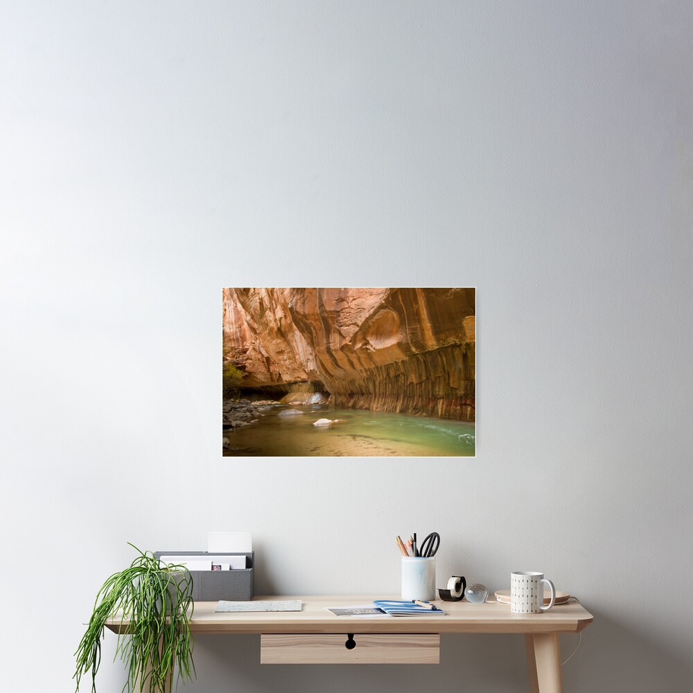 Zion Narrows Slot Canyon Poster