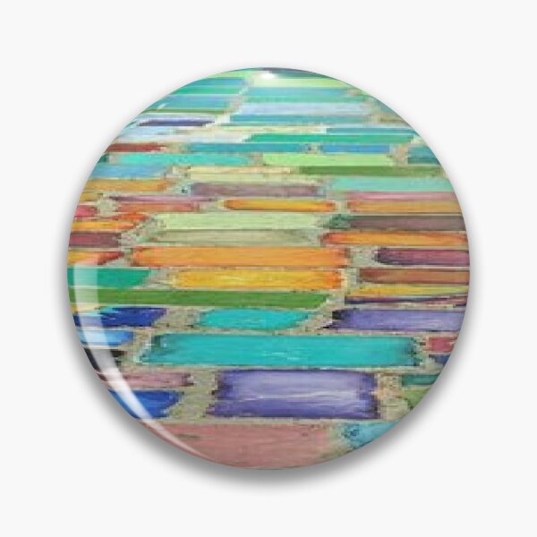 Item preview, Bright Chalk Brick Road Art Print designed and sold by WildDaisy.