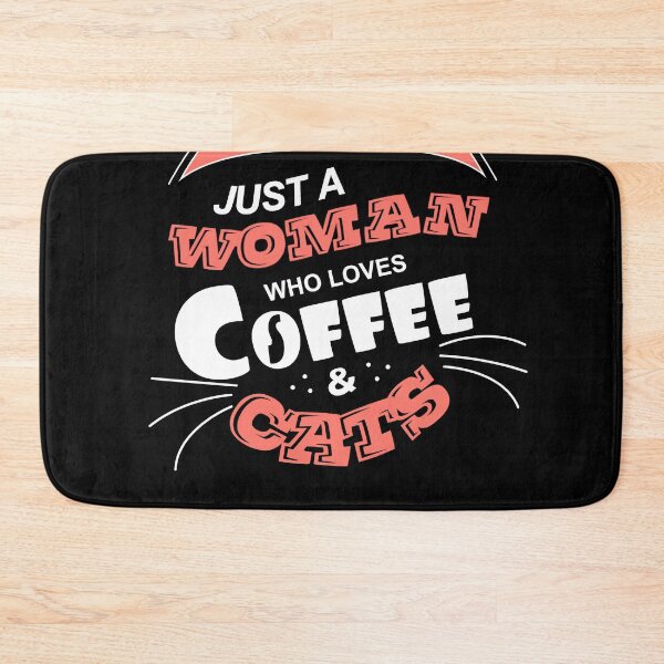 Item preview, Cats: just a woman who loves coffee & cats designed and sold by EllenTune.