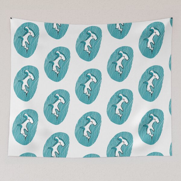 Item preview, Shark sea drawing minimalist biologist  designed and sold by Tropical Blood.