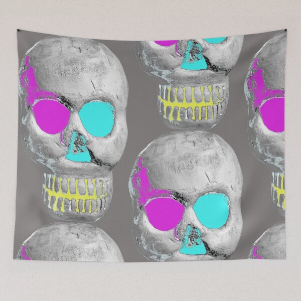 Item preview, Skull (carved and painted wood) designed and sold by redblamer.