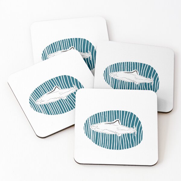 Item preview, Shark lovers minimalist design shark lines designed and sold by Tropical Blood.