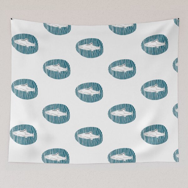 Item preview, Shark lovers minimalist design shark lines designed and sold by Tropical Blood.