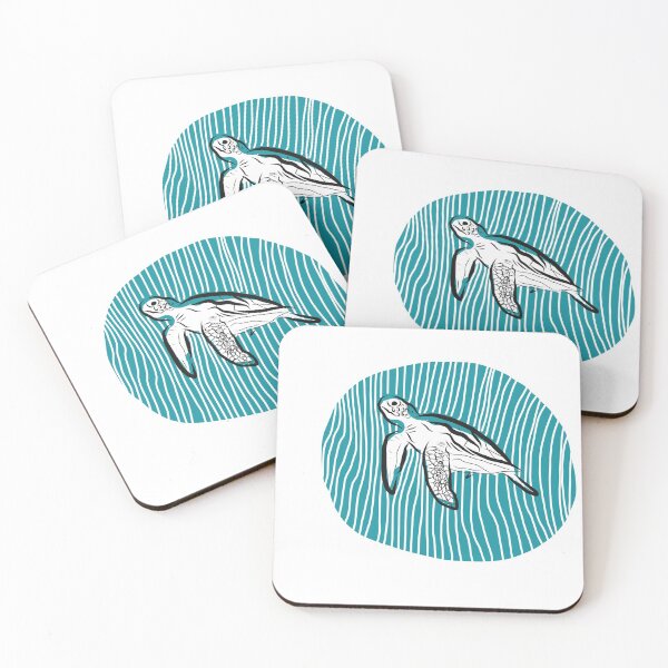 Item preview, Tortuga - diseño minimalista marino designed and sold by Tropical Blood.