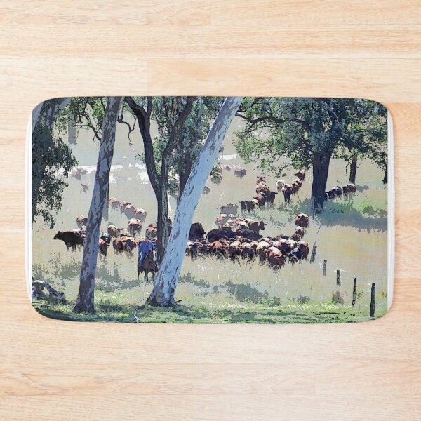 Item preview,    STOCKMEN  MUSTERING, RANCH HAND, COUNTRY SCENE WALL ART AND DESIGNS designed and sold by Barbara Jean Photo Art And Design.