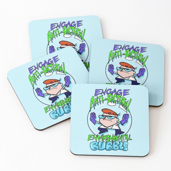 Item preview, Dexter from Dexter's Laboratory™ "Engage Anti-Bacterial Environmental Bubble" Quote designed and sold by sketchNkustom.