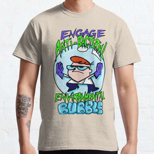 Dexter from Dexter's Laboratory™ "Engage Anti-Bacterial Environmental Bubble" Quote Classic T-Shirt