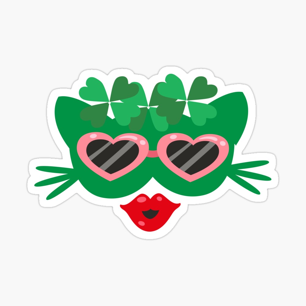 Download Girl St Patricks Svg St Patricks Monogram Svg Kids St Patricks Day Shirt Svg Lucky Svg Cute Kitty Face Svg Cut File For Cricut Png Dxf Poster By Nouiz Redbubble