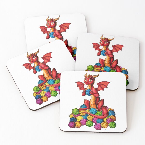 Item preview, Baby Dragon DnD Dice Hoarder designed and sold by Reaperfox.