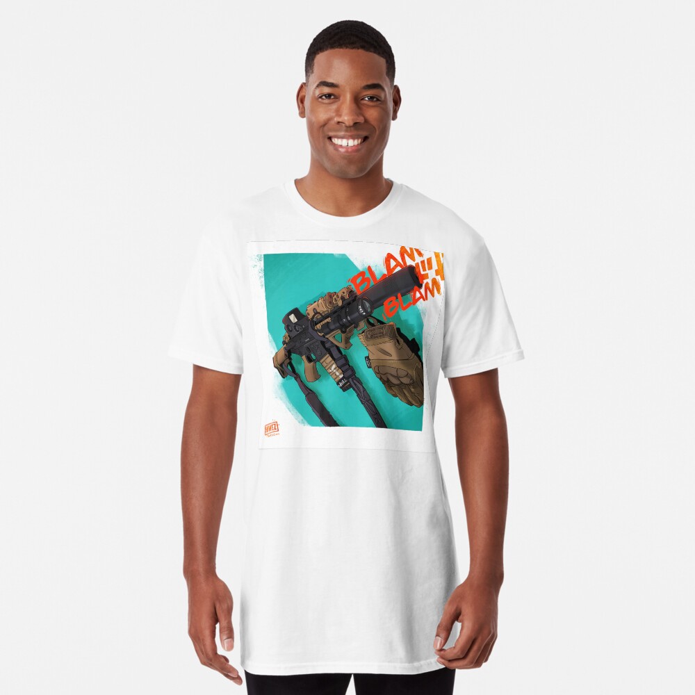 Item preview, Long T-Shirt designed and sold by hiwez.