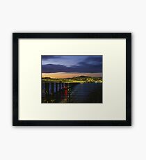Tay Bridge heading to Dundee Framed Print