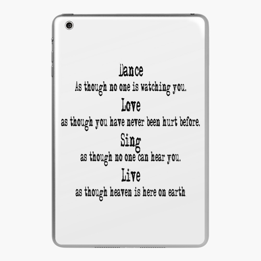 Our Greatest Fear poem iPad Case & Skin for Sale by czerinaart