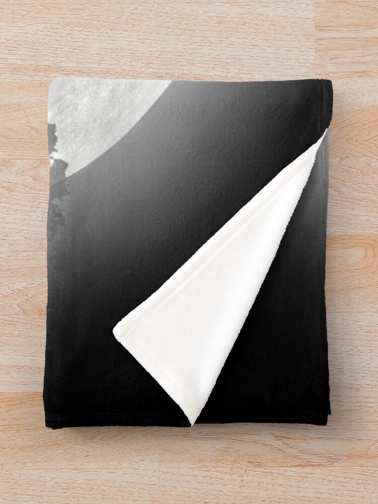Alternate view of Moonlight Nature Guitar Throw Blanket