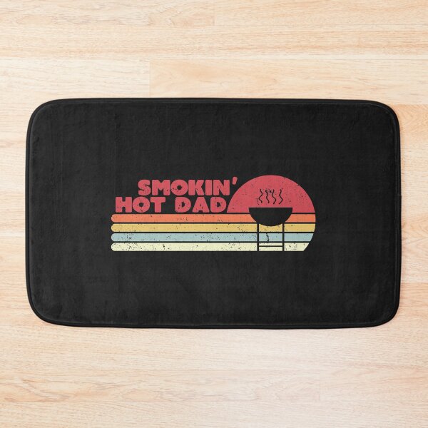Item preview, Funny BBQ Graphic. Retro Style Smokin' Hot Dad Design designed and sold by PackAPunch.