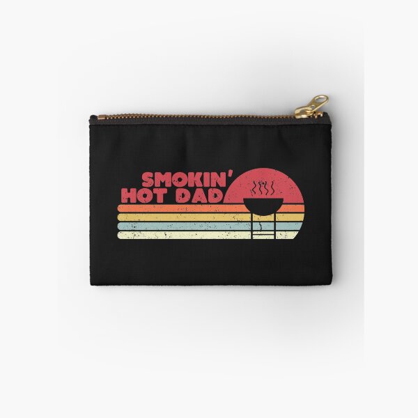 Item preview, Funny BBQ Graphic. Retro Style Smokin' Hot Dad Design designed and sold by PackAPunch.