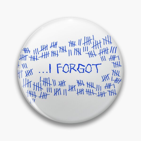 Item preview, I Forgot #7 designed and sold by SyPhelan.