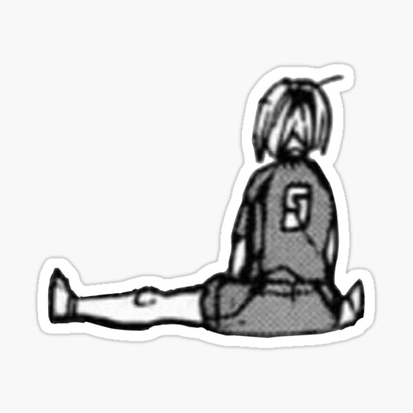 kenma sitting Sticker