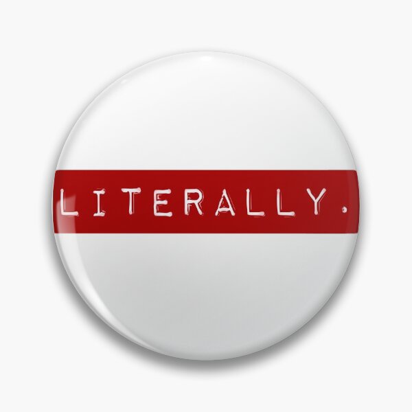 Item preview, literally Red 80s lettering designed and sold by Fashionmonger.