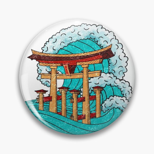 Item preview, Wave over the Floating Torii Gate designed and sold by artisau.