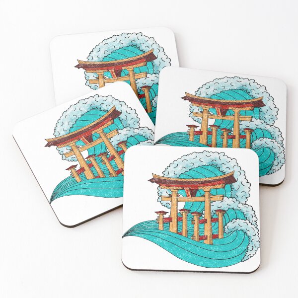 Item preview, Wave over the Floating Torii Gate designed and sold by artisau.