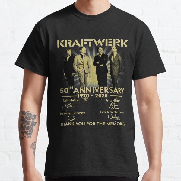 Kraftwerk.50th Anniversary 1970-2020 Unterschrift Vielen Dank Classic T-Shirt