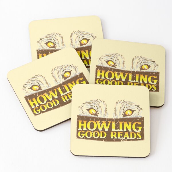 Item preview, Howling good reads distressed version  designed and sold by jazzydevil.
