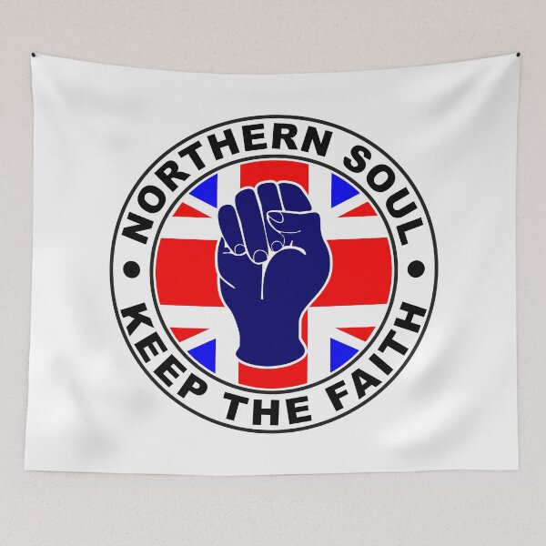 Item preview, Classic Northern Soul Keep the Faith union flag designed and sold by BigTime.