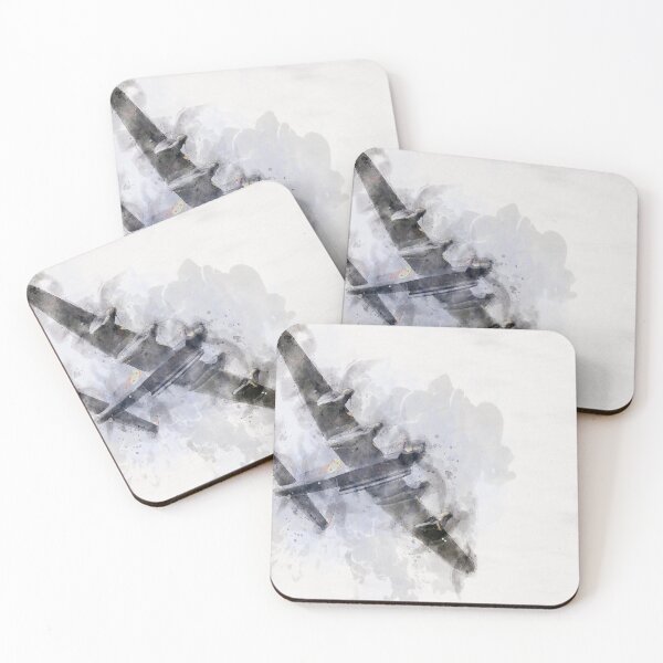 Artikelvorschau, Avro Lancaster Bomber Aquarell entworfen und verkauft von Darren Wilkes.