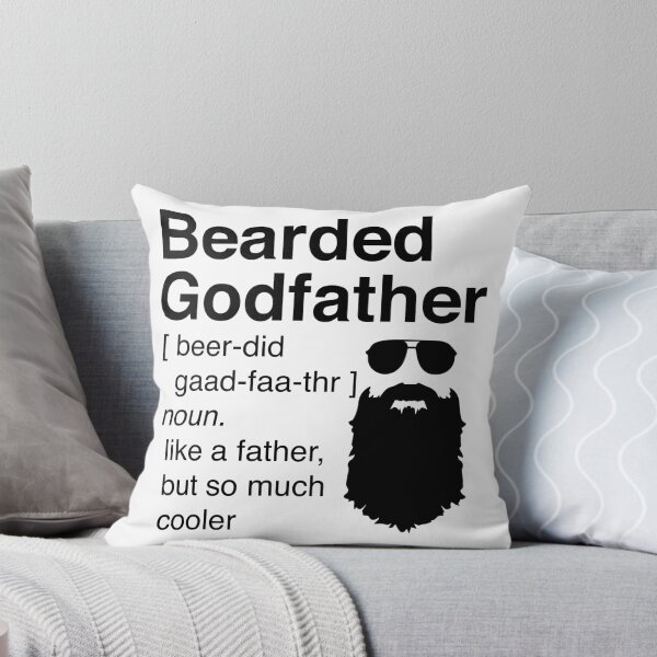 Item preview, Mens Bearded Godfather Like A Father But So Much Cooler Gift design designed and sold by nikkidawn74.