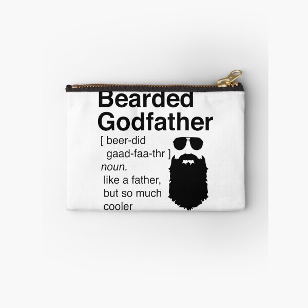 Item preview, Mens Bearded Godfather Like A Father But So Much Cooler Gift design designed and sold by nikkidawn74.