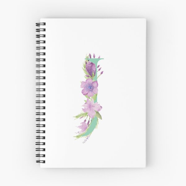 Item preview, Purple Watercolour Floral, Letter J designed and sold by Sarah Beamis.