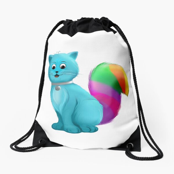 Kyoot the cat Drawstring Bag