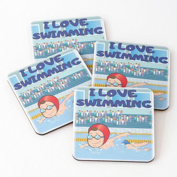 Item preview, Swimming - I love swimming designed and sold by vuk2020.
