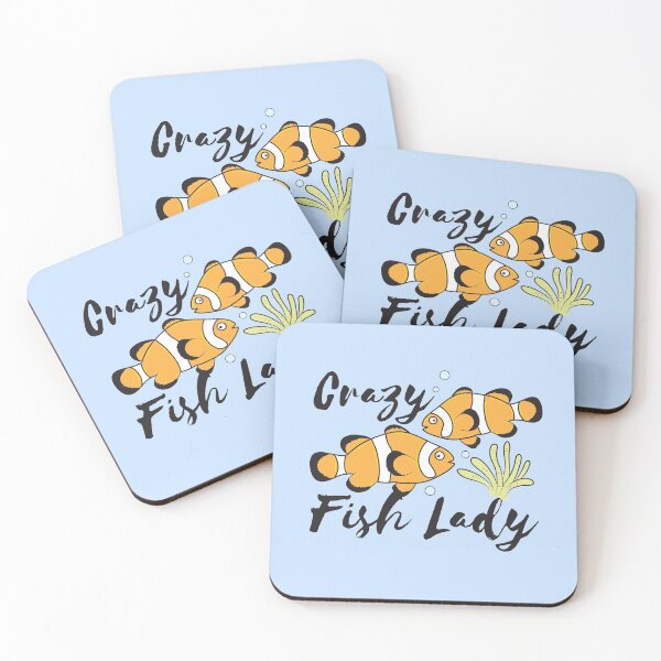 Item preview, Crazy Fish lady with Clown fish and anemones  designed and sold by jazzydevil.