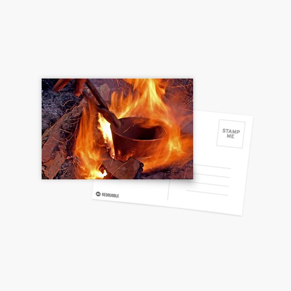 Copper in Fire Postcard