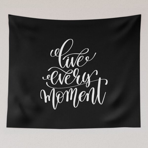 Item preview, Live Every Moment Inspirational and Motivational Quotes designed and sold by ProjectX23.