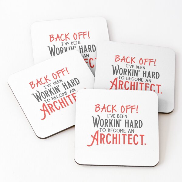 Item preview, Back off! I've been working hard to become and ARCHITECT. designed and sold by jazzydevil.