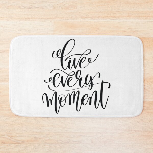 Item preview, Live Every Moment Inspirational and Motivational Quotes designed and sold by ProjectX23.