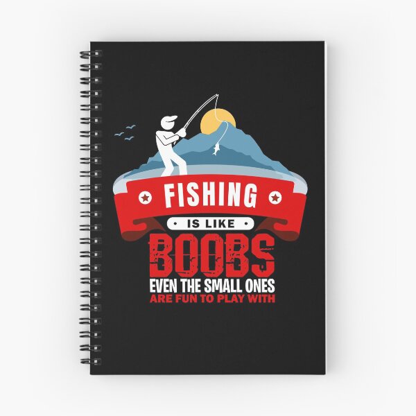 Item preview, Funny Fishing - Fishing is like Boobs, even the small ones are fun to play with designed and sold by Crapt.