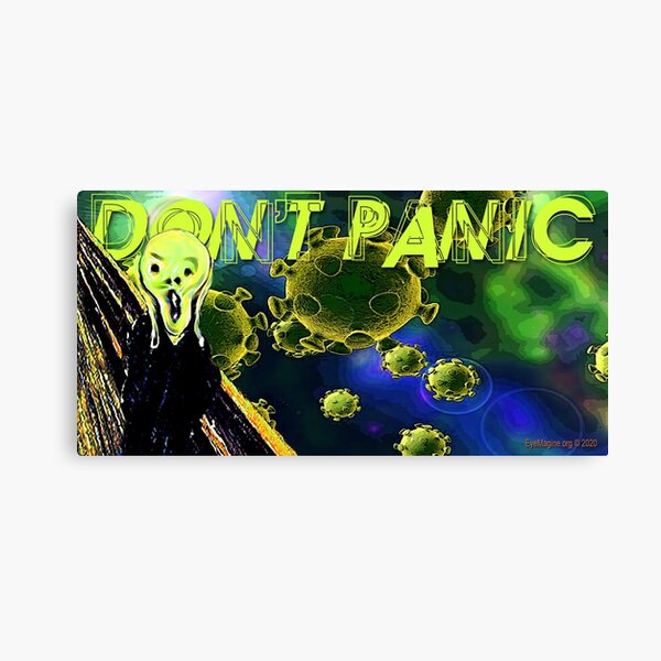 Don't Panic Canvas Print
