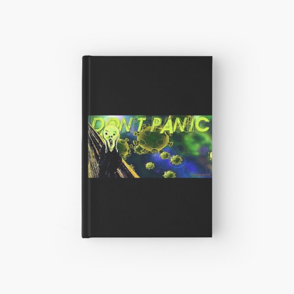 Don't Panic Hardcover Journal