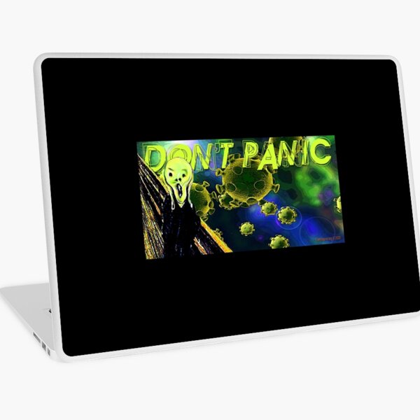 Don't Panic Laptop Skin