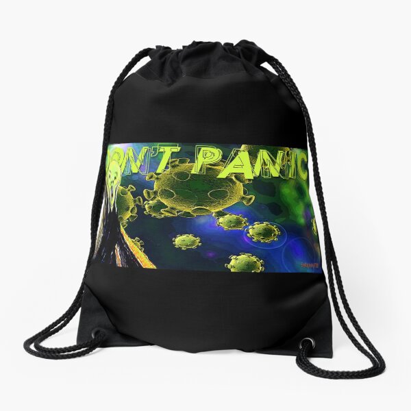 Don't Panic Drawstring Bag